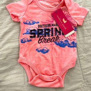 Southern marsh 3-6m onesie